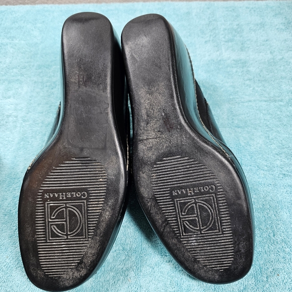 Cole Haan Elyssa Black Leather Mules Size 7 - Picture 9 of 12